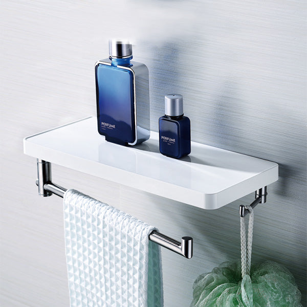 Shelf with Towel Ring - The Bath House