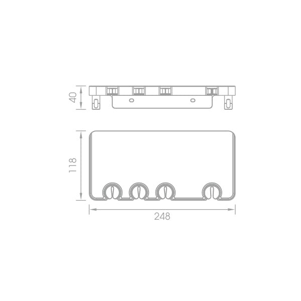 Toothbrush Holder Wall - The Bath House